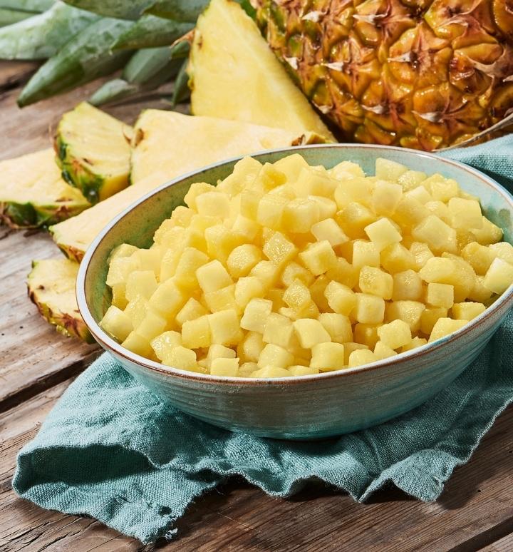 Økologiske ananas 1000 g