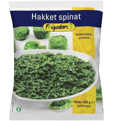 Hakket spinat (i portioner) 450 g